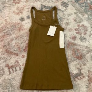New with tags Brown Tank top size xs
